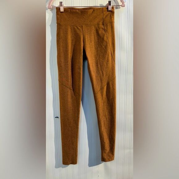 Outdoor Voices Brown Leggings Streamlined Fit Sz S - Picture 1 of 5